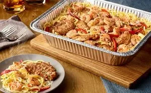 Chicken and Shrimp Carbonara Serves 4 – 6 1